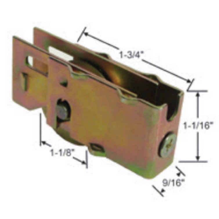 G.A.S. Hardware Sliding Door Rollers Wayfair Canada